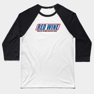 Red Wine #1 Baseball T-Shirt